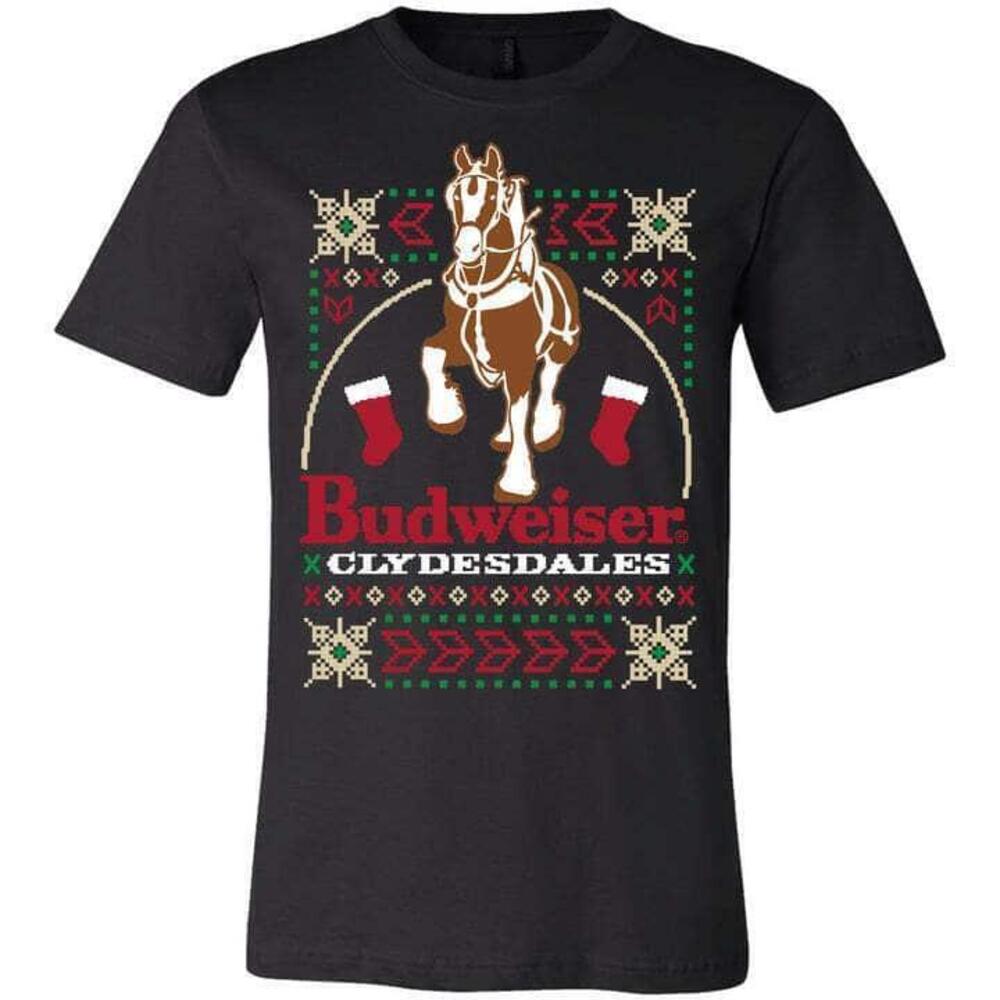 Budweiser Clydesdales Tshirt Christmas Gift For Beer Lovers